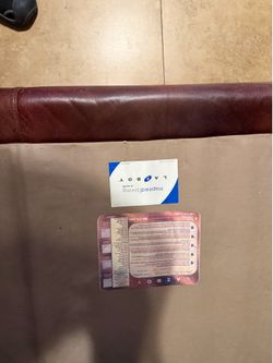 Large Laz Boy leather couch