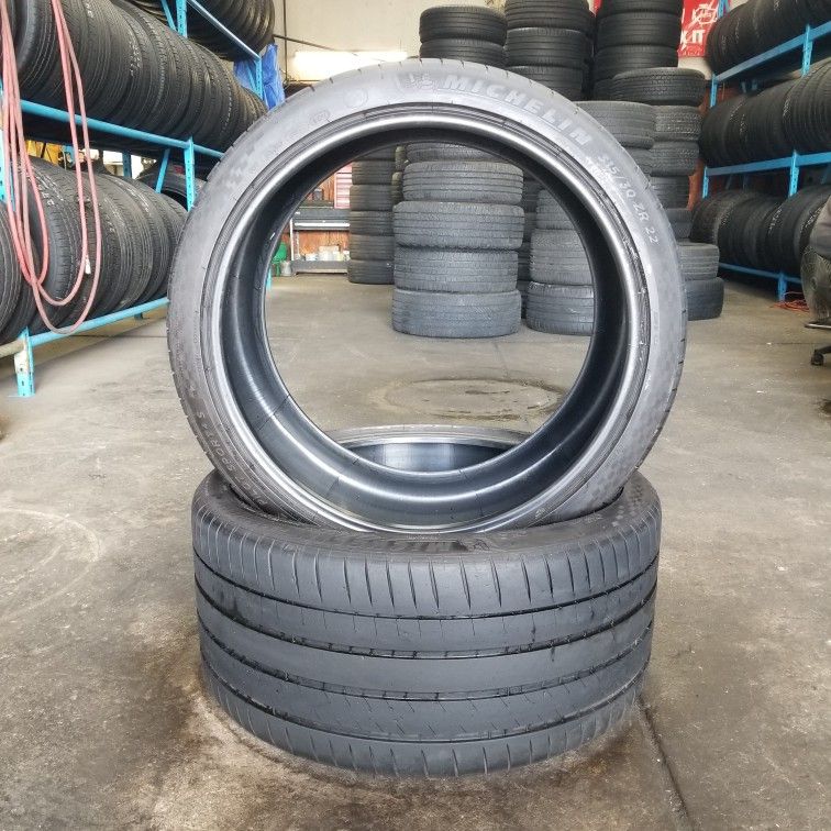 π₯ (2) 315 30 22 Michelin Pilot Sport 4s Tires