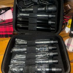 NuMe OCTOWAND Hair Curling Iron Wand 8 Barrel W/ Case HB225D PARTS 