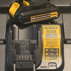 Dewalt Battery & Charger 