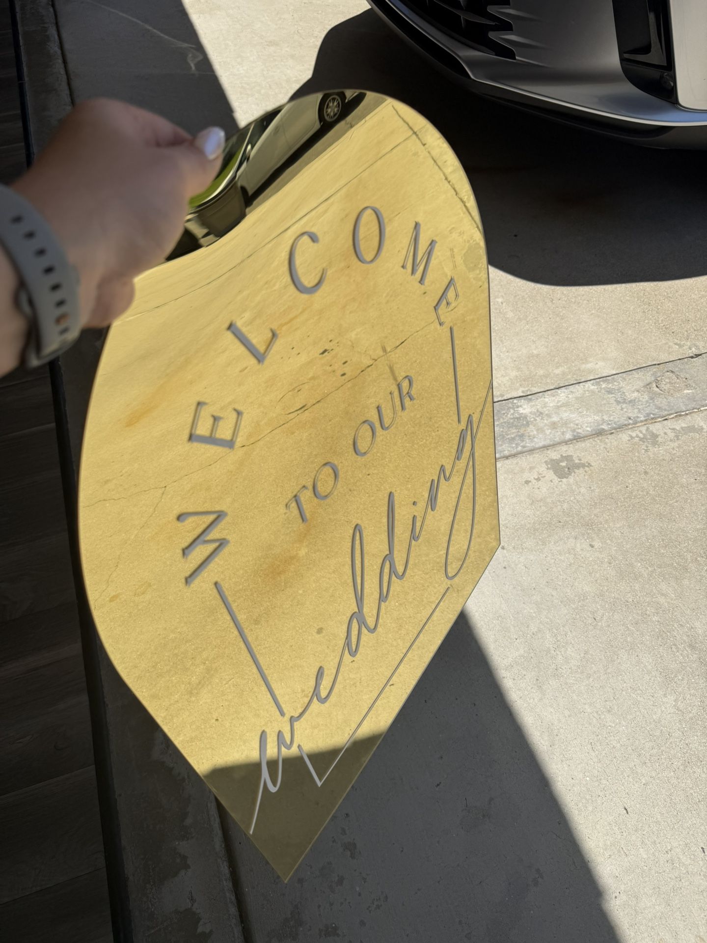 Welcome To Our Wedding Sign