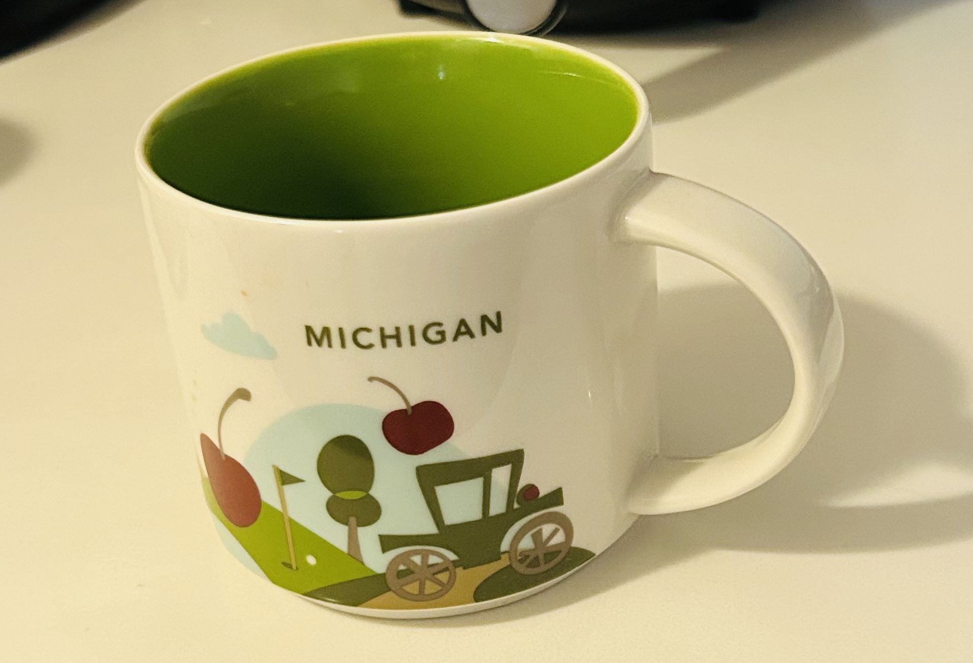Starbucks Coffee Cup -Michingan Logo