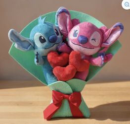 Angel And stitch Plushie Bouquet 💕