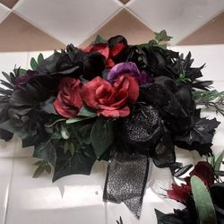 New Black Weddinng Backdrop Swags 2