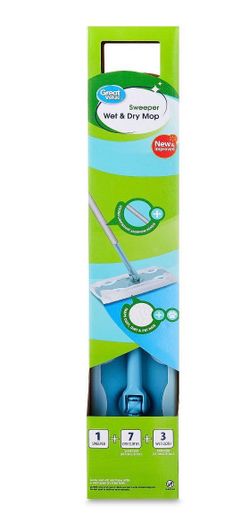 Great Value Wet & Dry Mop Sweeper Kit,