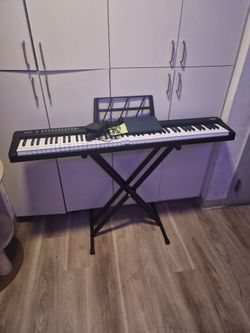 88-Key Digital Piano Keyboard with Stand digital