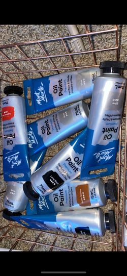 8  tubes of oil paint