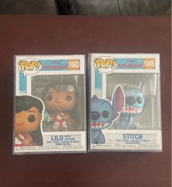 Funko Pop Vinyl: Disney’s Lilo & Stitch set: lilo 1043 Stitch 1045