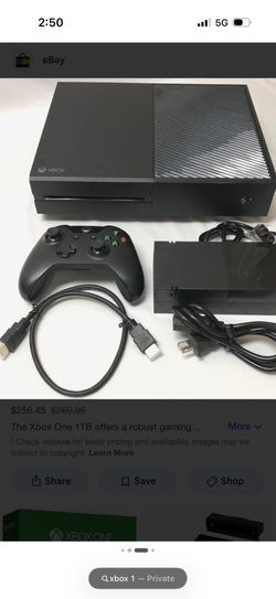 X Box 1 Black