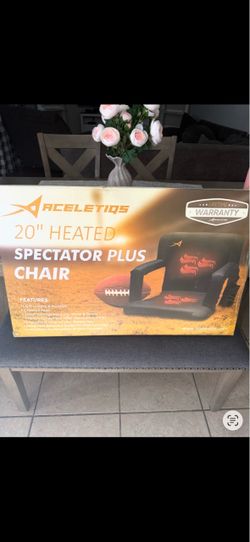 20” heated stadium seat