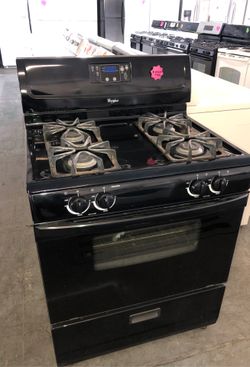 Black stove whirlpool