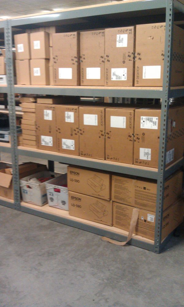 Archive Shelving 30 inches deep Boltless Industrial Banker Box Storage Rack NEW Delivery