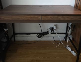 Wooden Desk with chair