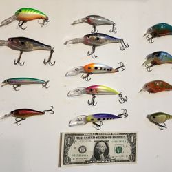 13 Crank Baits 