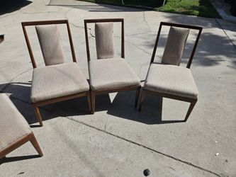 Mid Century MODERN Game TabLE chair Set (4)