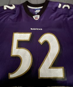 Vintage Reebok Jersey - RAY LEWIS #52 - Baltimore RAVENS - Mens XXL