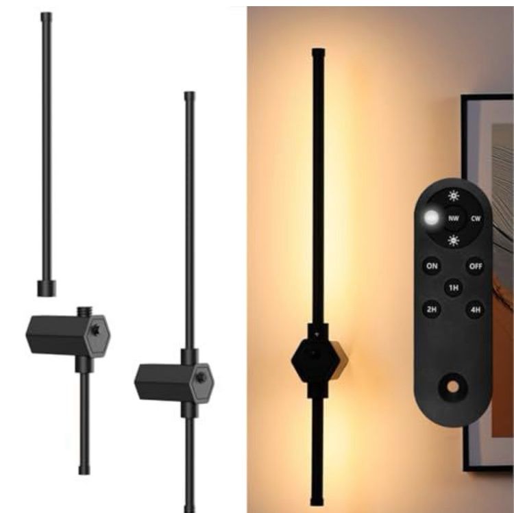 Battery operated wall lights