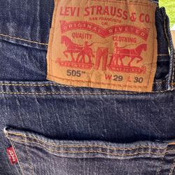 Levi's 505 Jeans         W29 L30