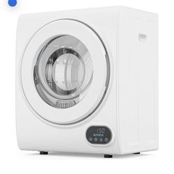 ROVSUN Portable Clothes Dryer, 110V 850W High End Front Load Laundry Tumble Dryer, 1.5 cu.ft Electric Dryer with Stainless Steel Tub & LCD Touch Panel