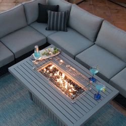 Patio set. Brand new 1 2 off Retail Soho 10 piece Seating with