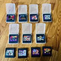 Lot of 11 x Sega Game Gear Games w/ Cases