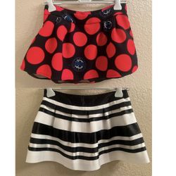 2 Perfect Condition Skirts With Shorts Under
