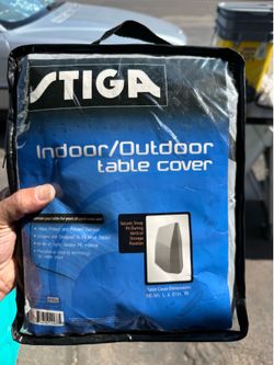 NEW STIGA Indoor/Outdoor Ping Pong Table Cover - Waterproof 66.5”x61”