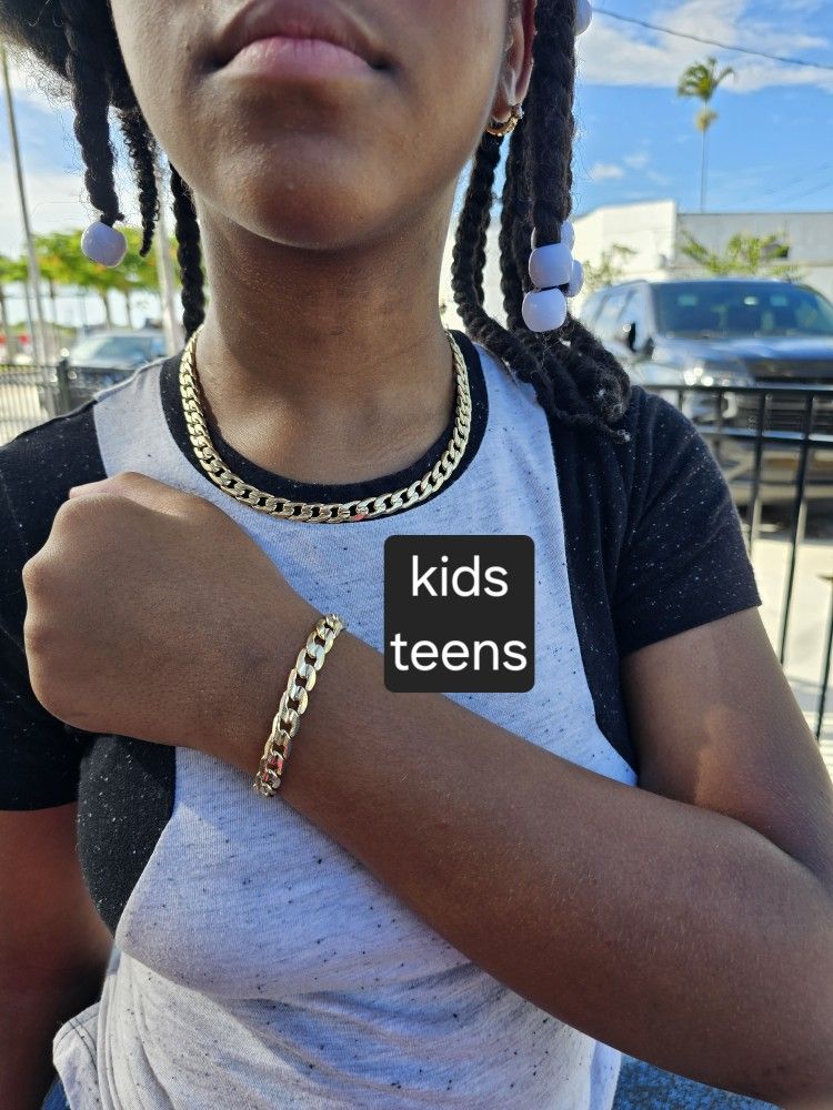 I Deliver I Ship 14k Gold Plated Chain Set