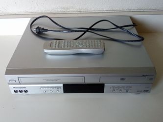 Panasonic Double Feature DVD-VCR Combo Player With Remote $40