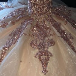 Quinceañera Dress (rose gold)