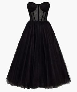 Milla Dress - Tulle Velvet Corset Puffy Long dress / evening gown XL