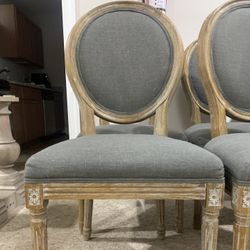 Charcoal Paige Round Upholstered Dining Chair for Sale in Clifton NJ OfferUp