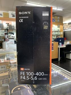 Sony Lens FE100-400mm F4.5 G Masters