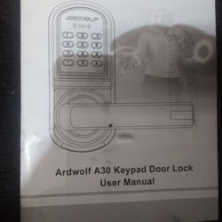 Ardwolf  A 30Keypad Door Lock