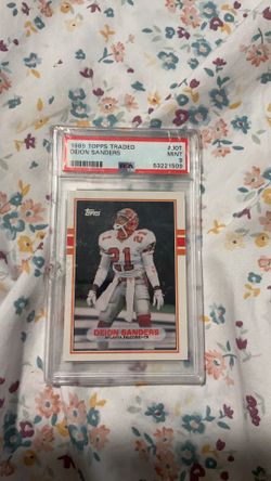 1989 topps traded Deion sanders