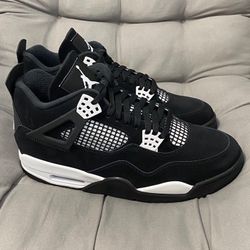 New Jordan 4 Retro White Thuder 