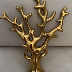 Golden Jewelry Holder