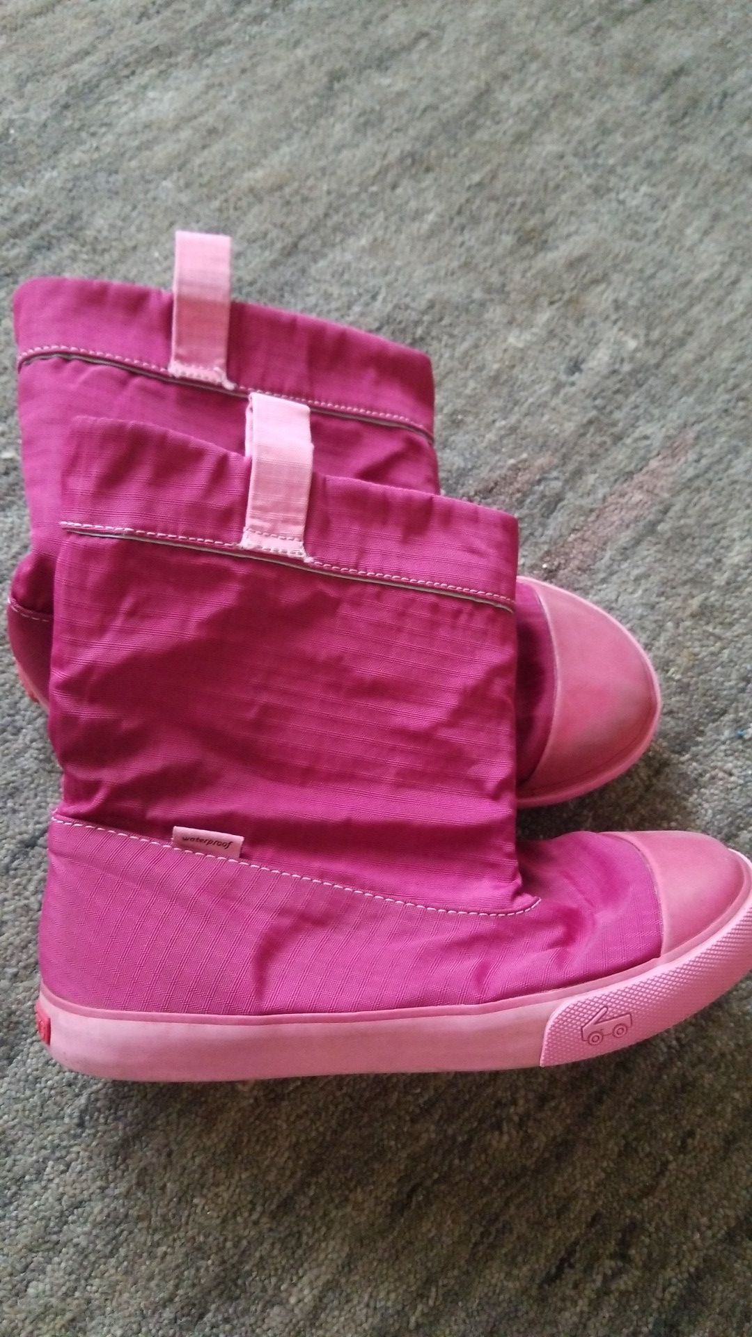 Girls waterproof boots size 1
