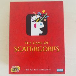 The Game of Scattergories With More Cards and Categories Parker Bothers 2003
