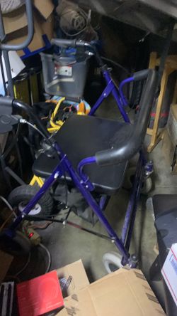 Large foldable walker adult walker with breaks
