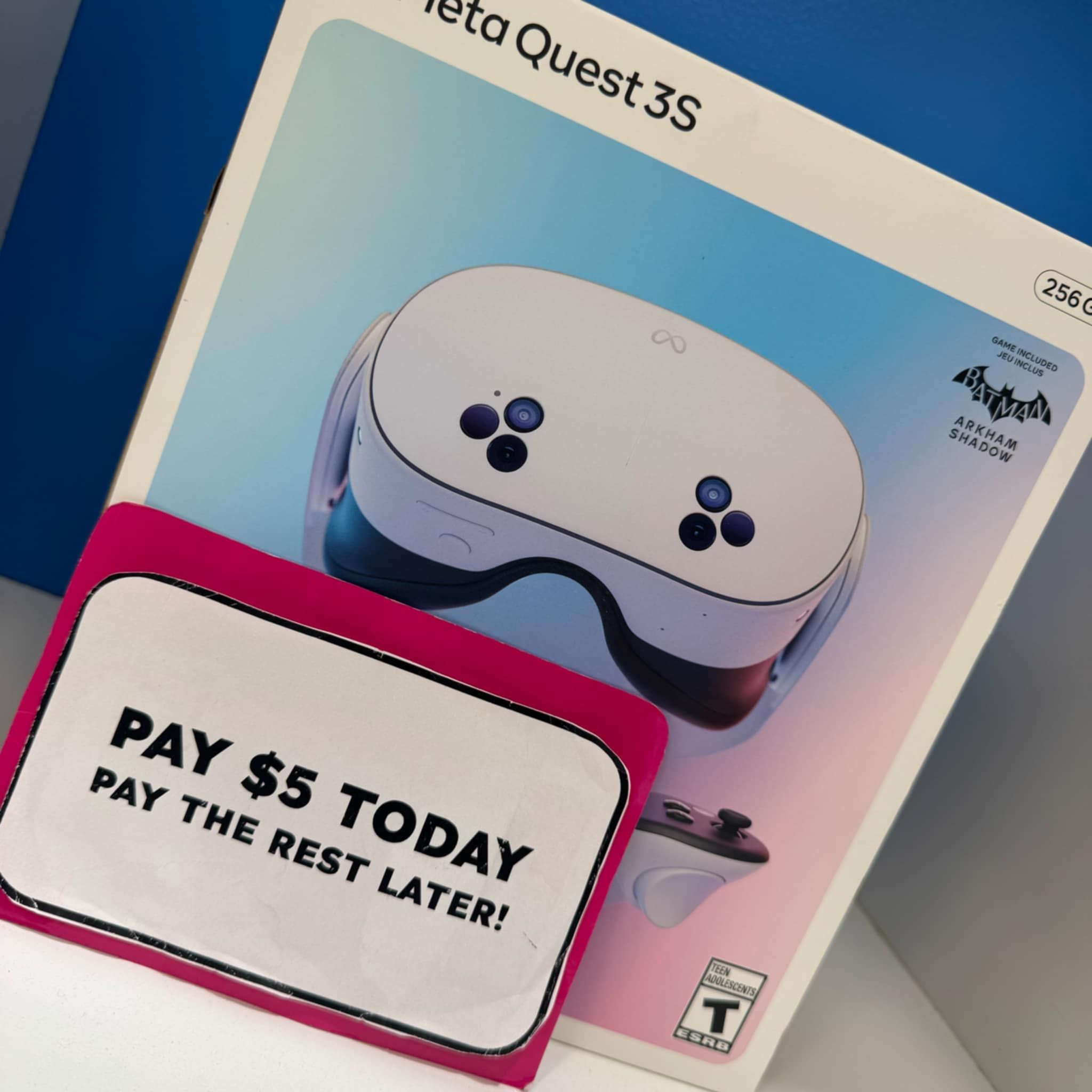 Meta Quest 3s VR Gaming Headset- Pay $5 DOWN AVAILABLE - NO CREDIT NEEDED