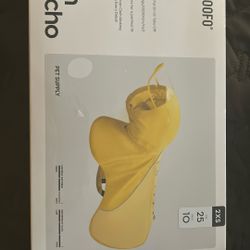 Never Opened Dog Poncho 