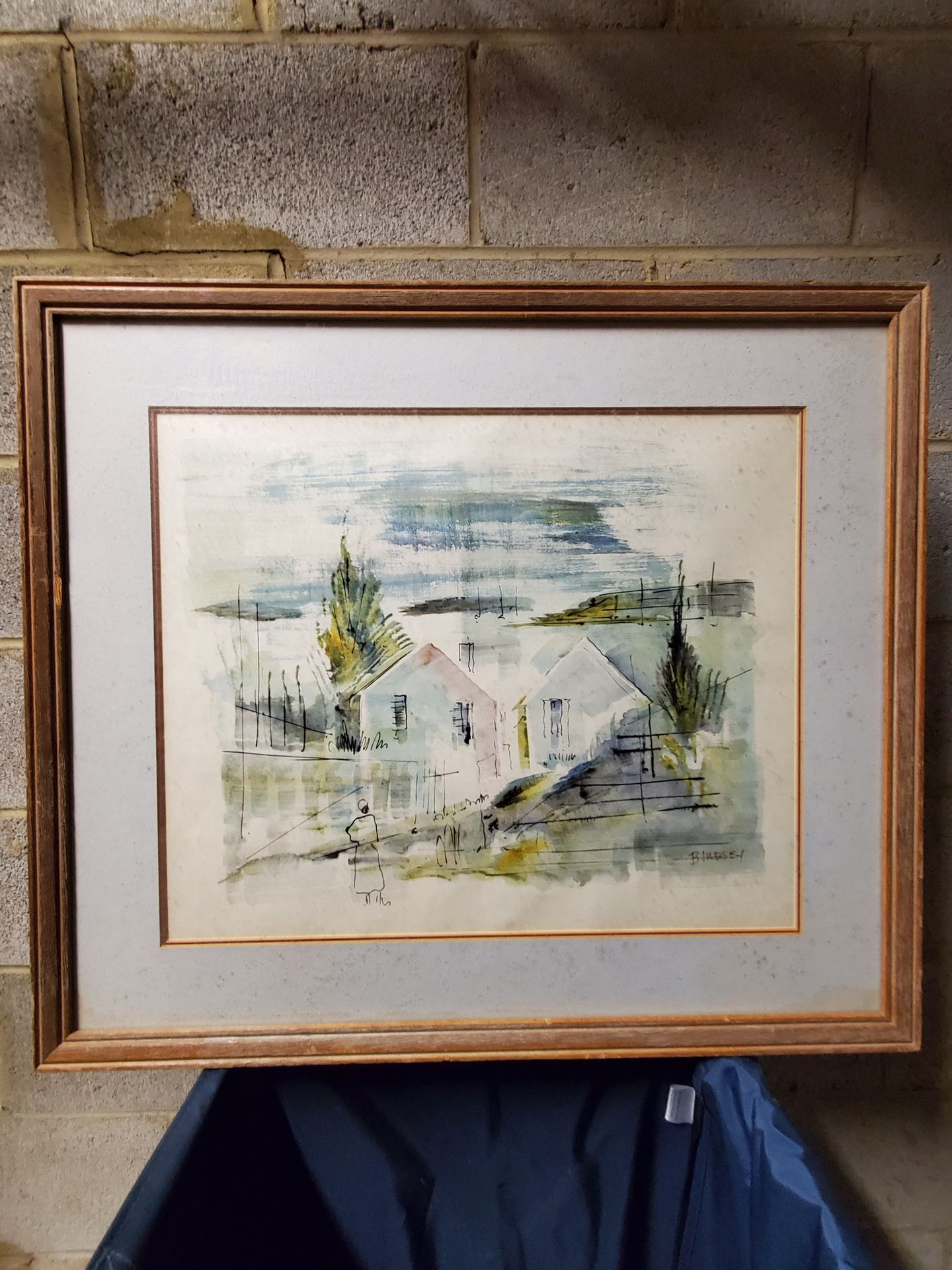 Signed ORIGINAL WATERCOLOR PAINTING - firm price.