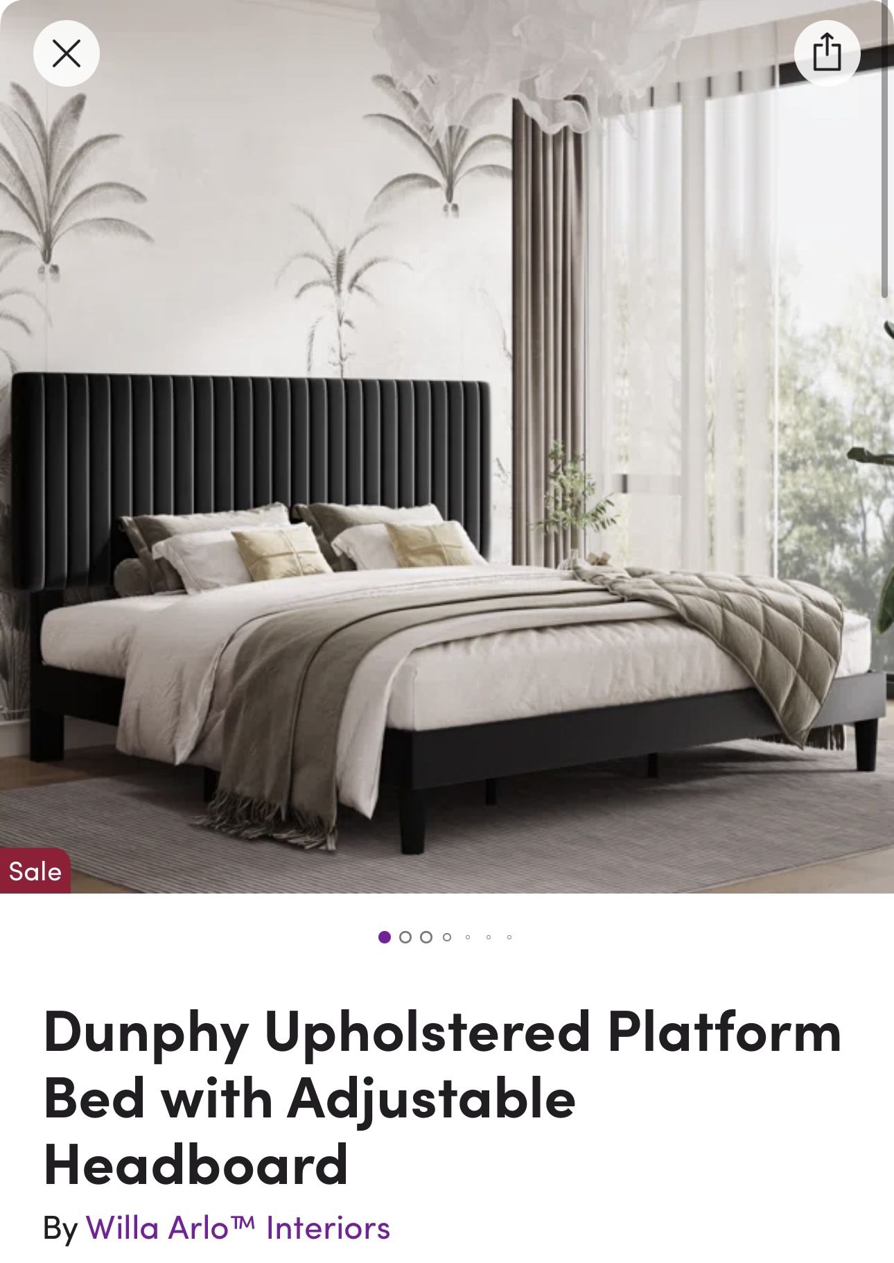 Full bed frame - Less Than 1 Year old