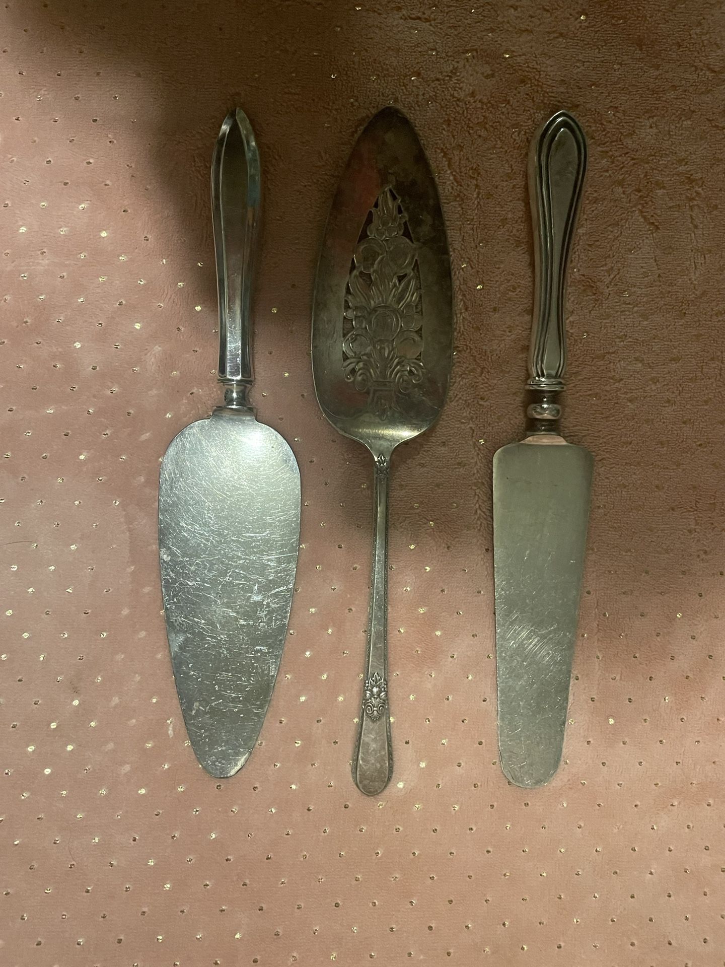 Silver plate Pie/cake Servers