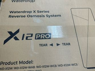 Waterdrop X12-PRO Dual Flow Tankless RO System 
