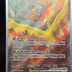 Team Rockets Moltres EX Ultra Rare Pokemon Card