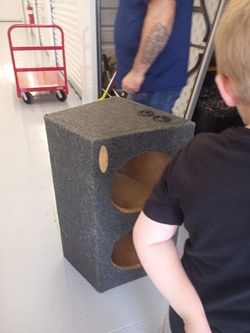 Twelve inch speaker box