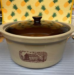 Vintage Amana Western Stoneware Country Cooker 4 qt