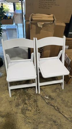 Outdoor Plastic Folding Chair with Padded Seat